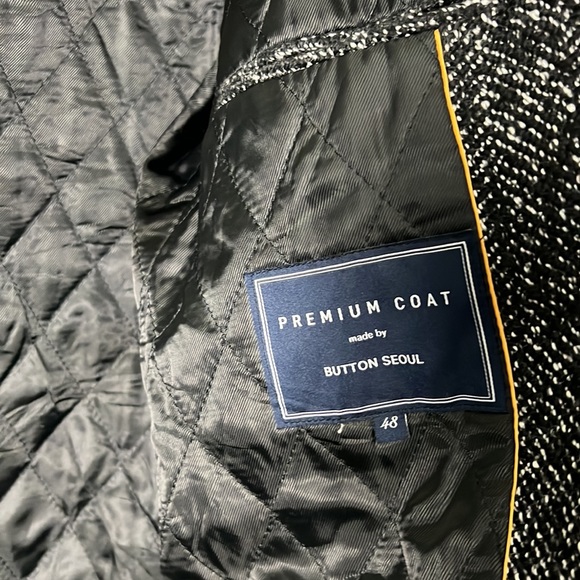 Boyfriend Button Seoul Outerwear Trench Slouch Coat Size Medium Oversized - Picture 2 of 15